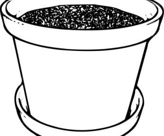 Flowerpot With Soil