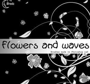 ดอกไม้และคลื่น