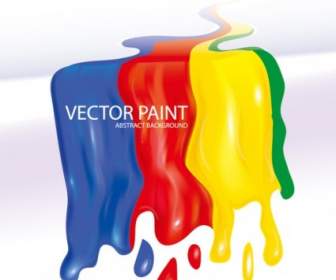 Flowing Paint Vector