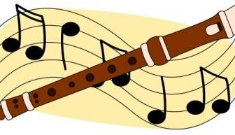 Flute Music Clip Art