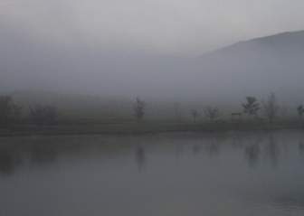 туман пейзаж природа