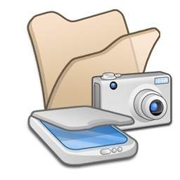 Folder Beige Scanners Cameras
