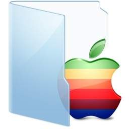 Apple Folder Biru