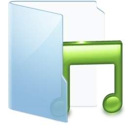 Folder Blue Music