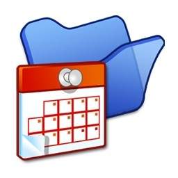 Folder Blue Scheduled Tasks