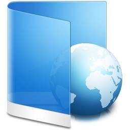 Folder Blue Web