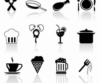 Lebensmittel-Icon-set
