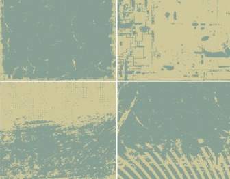 Four Grunge Backgrounds
