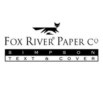 フォックス川の紙