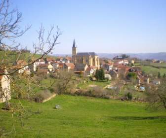 france landscape village