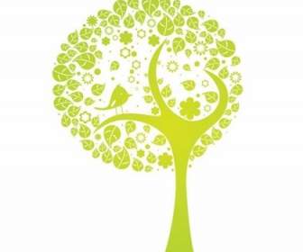 Free Abstract Tree Vector