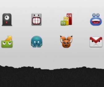 Kostenlose Android X Monster Symbole Icons Pack