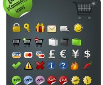 Kostenlose E-Commerce Icons Icons Pack