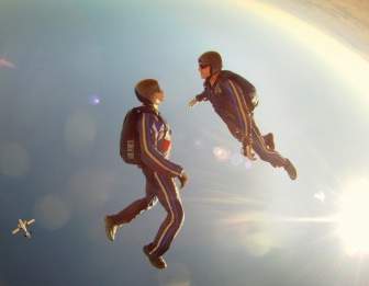 자유 낙하 다이빙 하늘