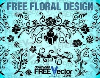 свободный цветочный дизайн