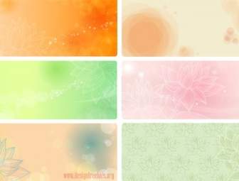 Free Flowery Vector Backgrounds