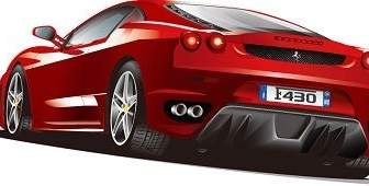 Free Illustrated Ferrari