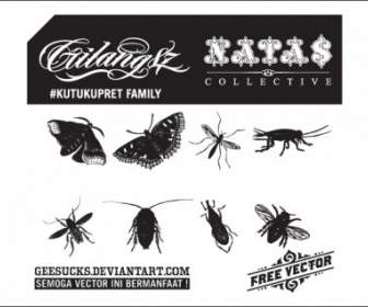 Free Insect Vectors