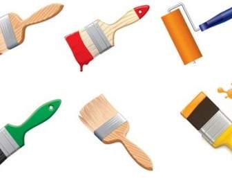 Free Paint Brushes Vector Graphic