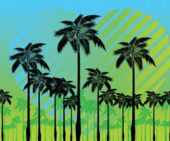 Gratis Palm Pohon Vektor