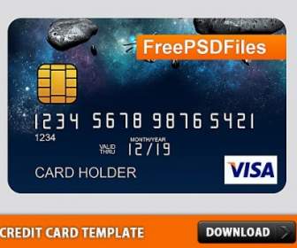 信用卡免費 Psd 範本