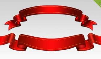 Free Psd Red Ribbons