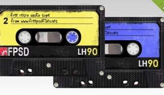Kostenlose Psd Retro Audio-Kassette