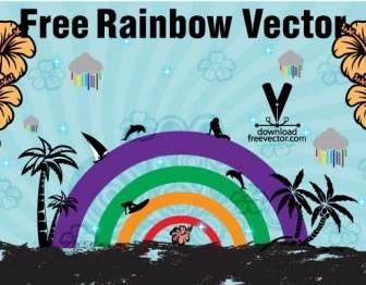 Free Rainbow Vector