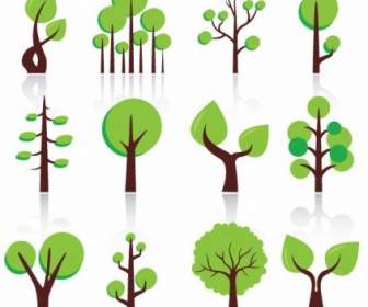Free Vector Abstract Trees