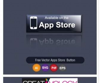 Бесплатные Векторные Apps магазина кнопка
