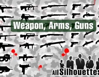 Vector Libre Armas Y Pistolas