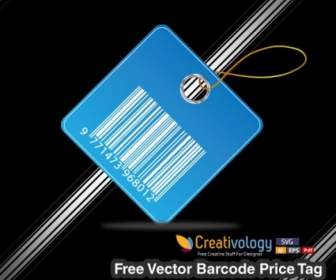 Free Vector Barcode Price Tag