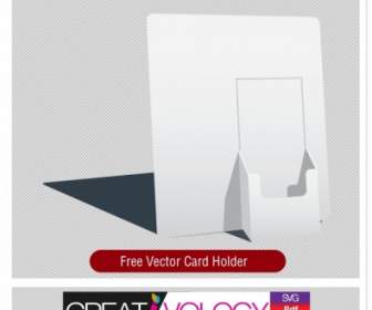 無料ベクトル カード ホルダー