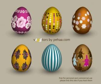 Huevos De Pascua De Vector Libre