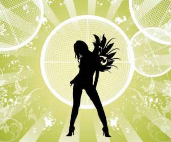 Free Vector Fashion Girl Background