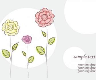 Kostenlose Vector Blume Doodles