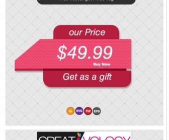 Free Vector Gift Price Tag