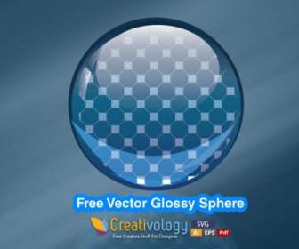 Free Vector Glossy Sphere