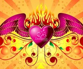 Free Vector Graphic Winged Heart
