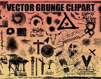 ücretsiz Vektör Grunge Clipart