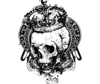 Free Vector Grunge Skull