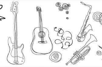 Instrumentos Musicales Vector Libre