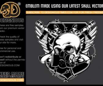 Free Vector Skull Emblem
