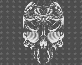 Free Vector Skull Flourish Mexican Touch
