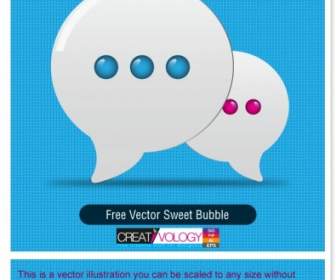 Free Vector Sweet Bubble
