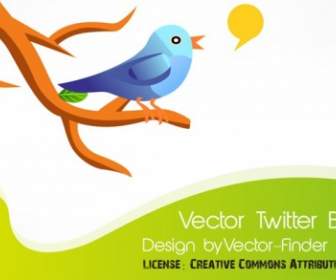 Pájaro De Twitter Vector Gratis