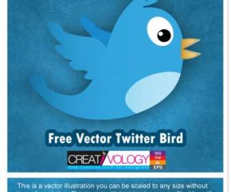 Vettoriali Gratis Twitter Uccello