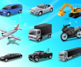Freie Fahrzeug Und Transport Vektor-illustration