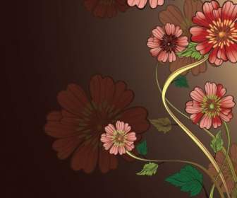 Free Vintage Floral Vector Background