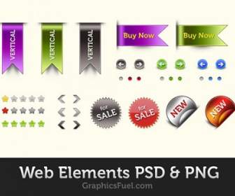 Free Web Elements Psd Pack